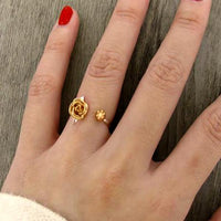 Thumbnail for Adjustable Rose Bud Ring