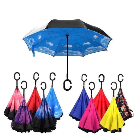 Automatic Windproof Inverted Umbrella - PeekWise