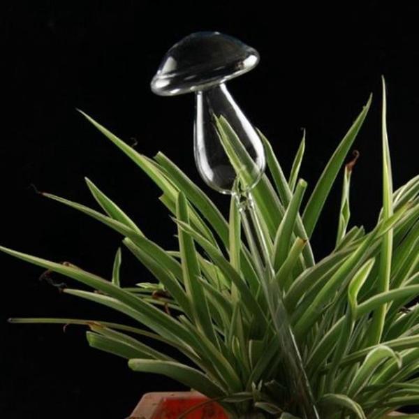 Bird Snail Self Watering Glass Globe