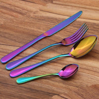 Thumbnail for Prismatic Rainbow Cutlery (4 Piece Set)