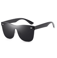 Thumbnail for Colored Rimless Mirror Sunglasses PeekWise