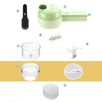 Thumbnail for 4 In 1 Handheld Electric Vegetable Cutter Set