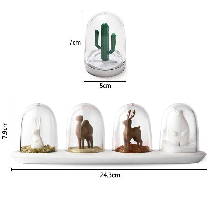 Tempus - Ornament Dome Salt & Pepper Shakers
