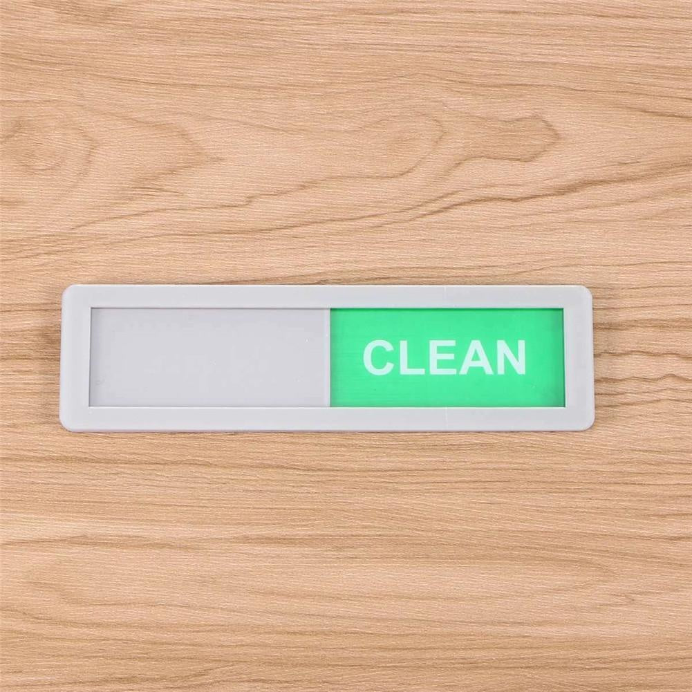 Clean-Dirty Magnetic Slider Sign PeekWise