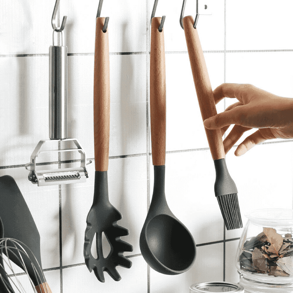 Pcs Silicone Kitchen Utensils Set PeekWise