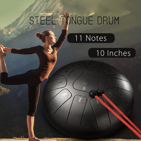 10 Inch 11- Tone Steel Tongue Drum PeekWise
