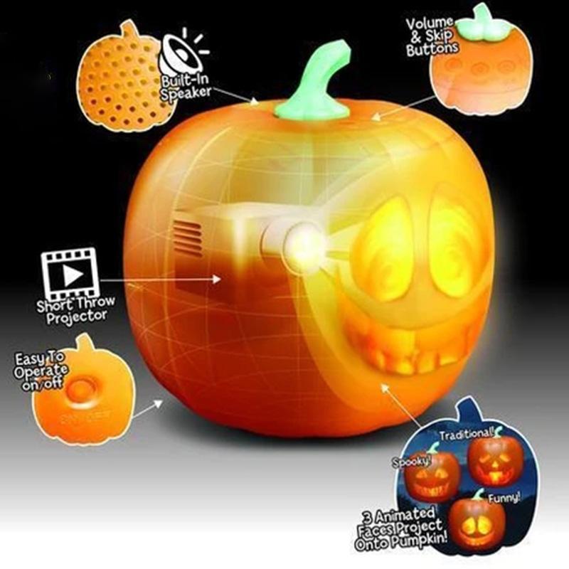 Halloween Talking Animated LED Pumpkin