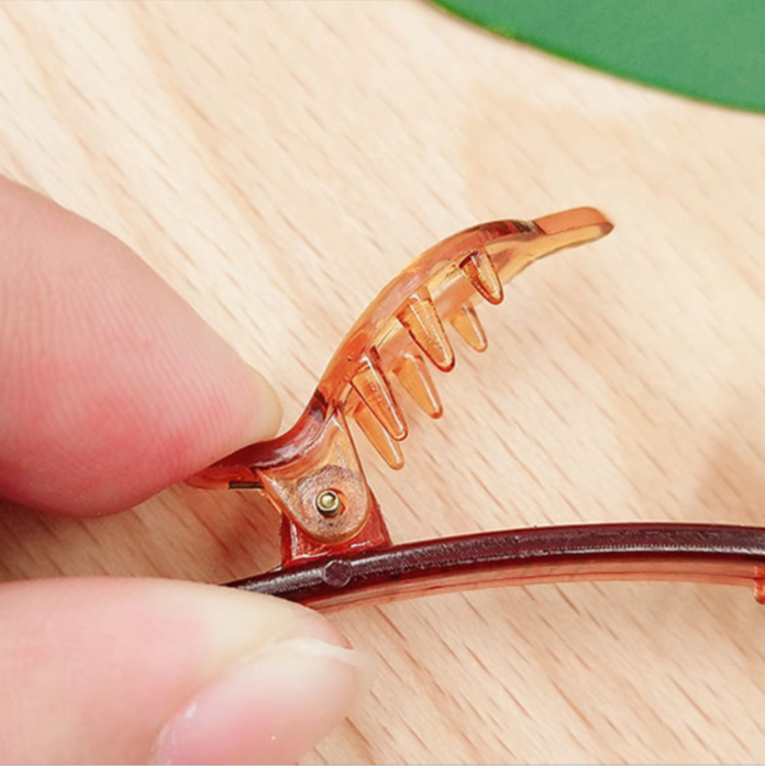 Double Bangs Hairstyle Hairpin