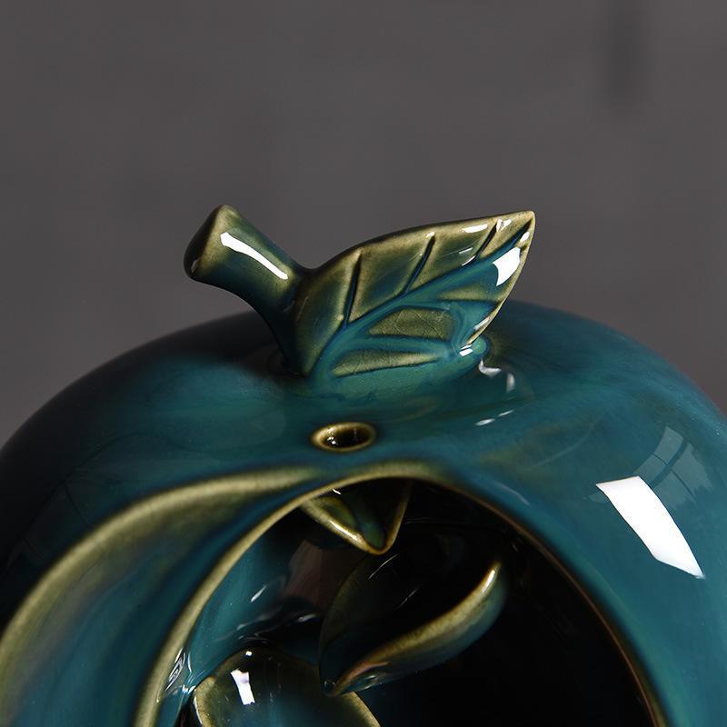 Cute Apple Pear Backflow Incense Burner