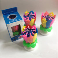 Thumbnail for Rotating Lotus Cake Candle