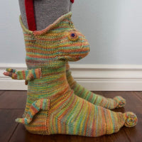 Thumbnail for Knitted Crocodile Socks