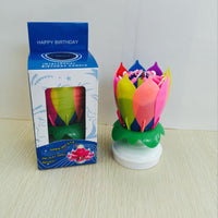 Thumbnail for Rotating Lotus Cake Candle