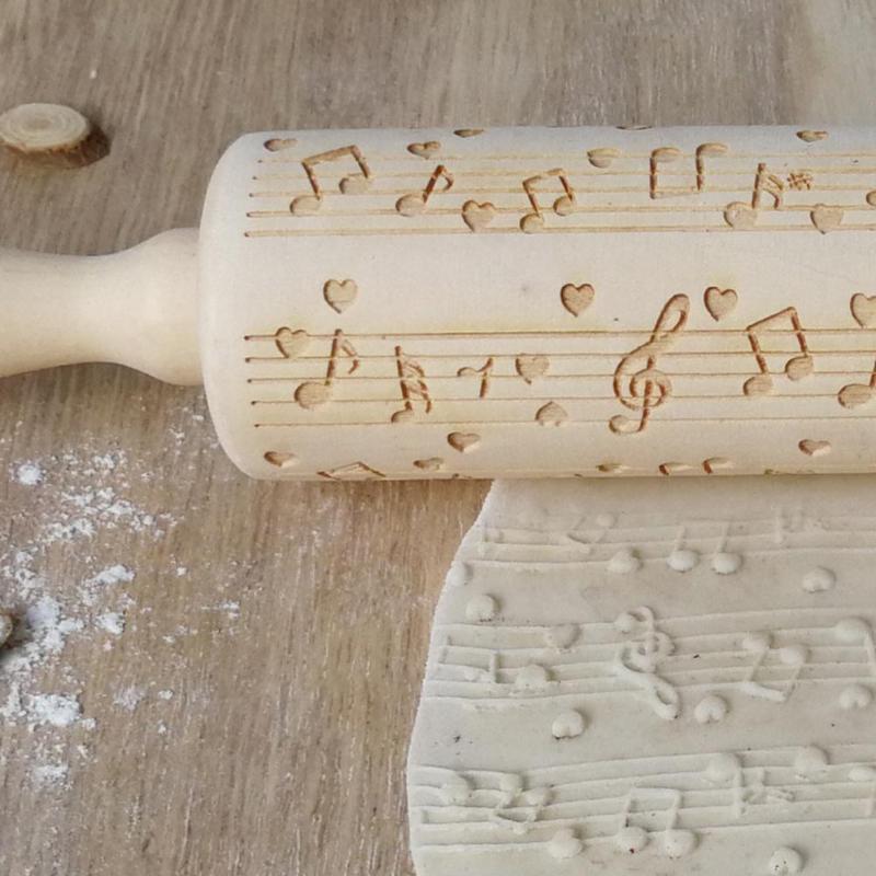 Musical Notes 3D Rolling Pin