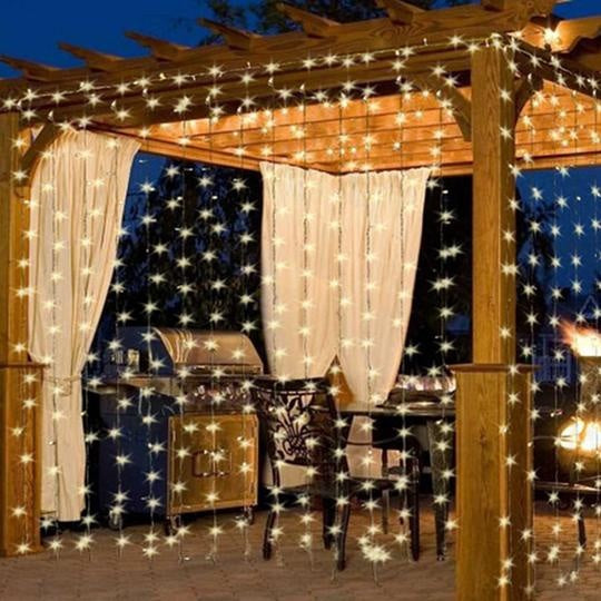 10Ft String Curtain Light PeekWise