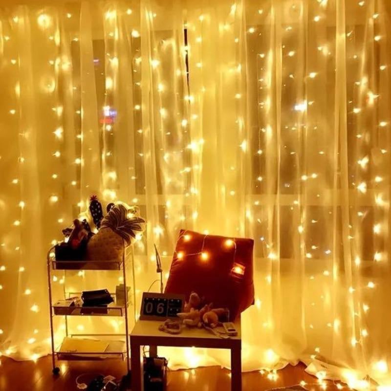 10Ft String Curtain Light PeekWise