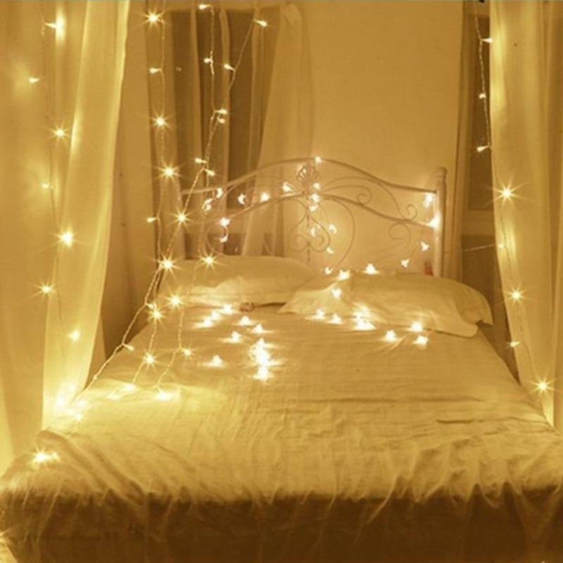 10Ft String Curtain Light PeekWise