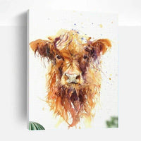 Thumbnail for Paint By Numbers Kit - Highland Baby Cow