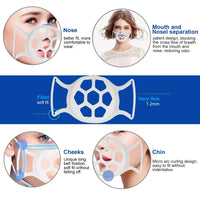 Thumbnail for 3D Large Softer Face Mask Bracket for More Breathing Space