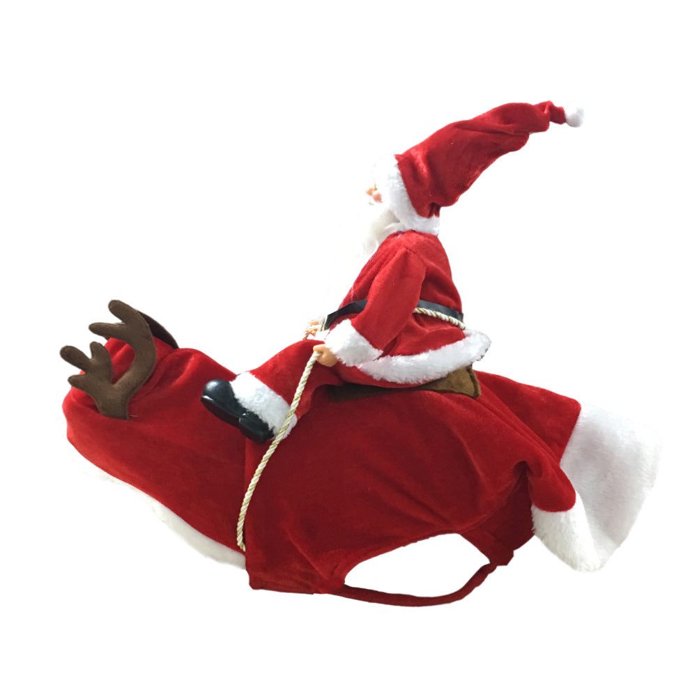 Christmas Santa Dog Costume - PeekWise