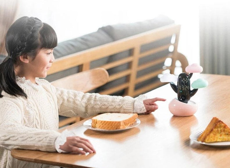 Cakty - LED Weather & Clock Bedside Buddy