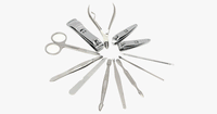 Thumbnail for 12 Piece Stainless Steel Professional Manicure Set PeekWise