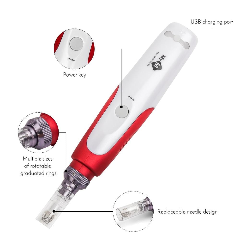 12-Pin Microneedling Derma Pen PeekWise