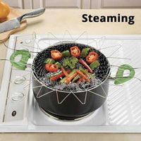 Thumbnail for 12-in-1 Flexible Kitchen Basket Stainless Steel PeekWise