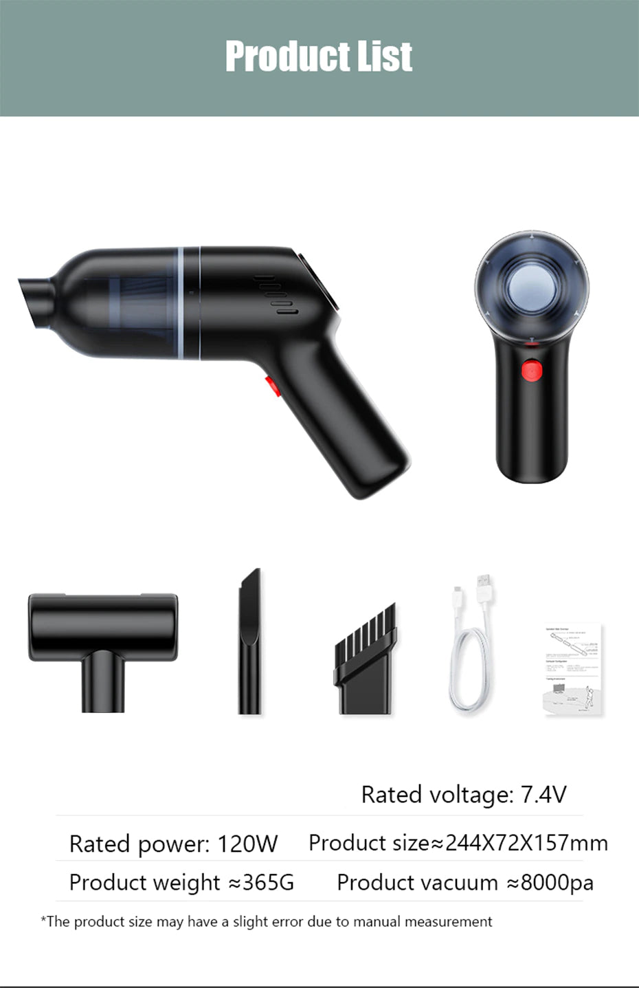 Wireless Car Vacuum Cleaner