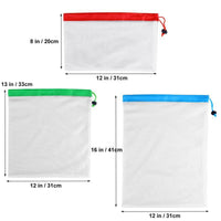 Thumbnail for 12pcs Reusable Mesh Produce Bags PeekWise