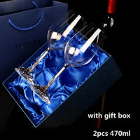 Thumbnail for Luxury 360° Rotating Crystal Hand Blown Wine Decanter