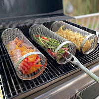 Thumbnail for Barbecue stainless steel wire mesh cylinder