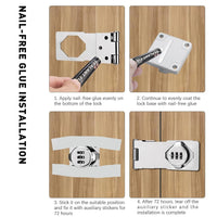 Thumbnail for Anti-Theft Password Cabinet Lock