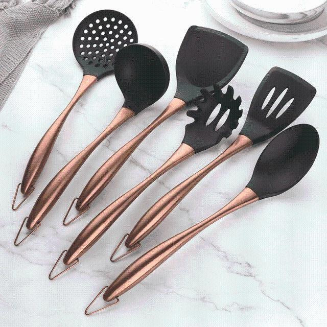 Gold Cooking Utensils Set PCS PeekWise