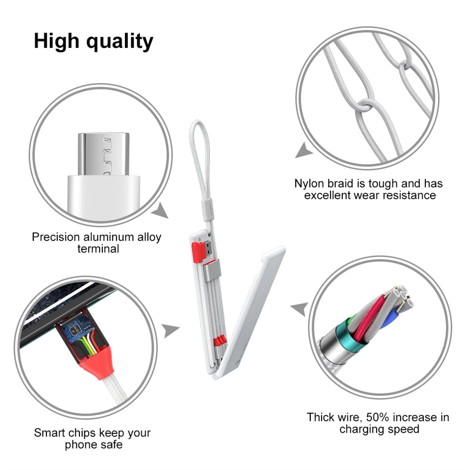 Compact 3 in 1 Charging Cable
