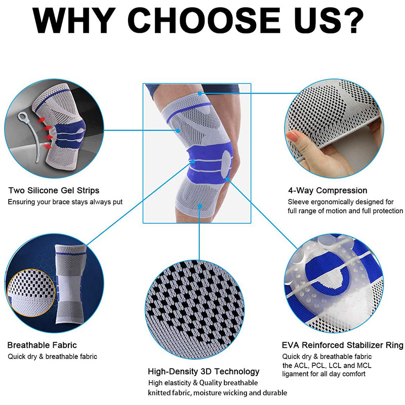 5 COLAPA™ Knee Compression Sleeves