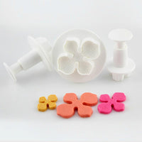 Thumbnail for 3 Piece Set - Flower Shape Pastry Decorating Tools