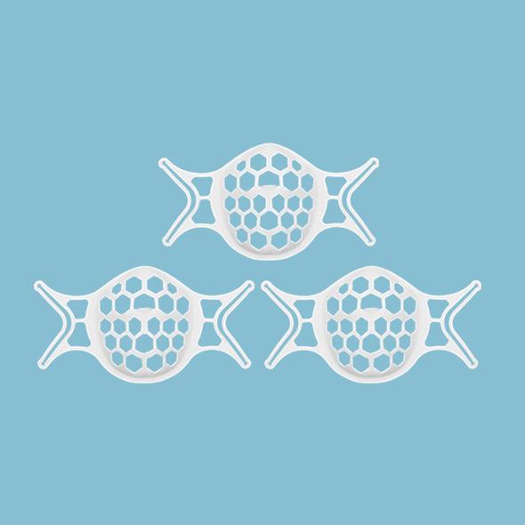 7th Generation 3D Silicone Softer Face Mask Bracket-Prevent Glasses From Fogging