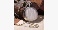 Thumbnail for Silver Shield Full Hunter Pocket Watch