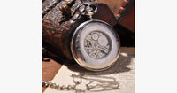 Thumbnail for Silver Shield Full Hunter Pocket Watch