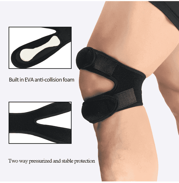 Dual Patella Support Knee Strap PeekWise