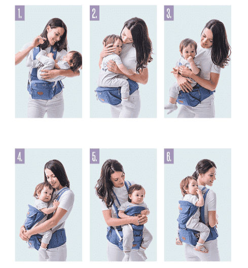 -in- Ergonomic Baby Carrier PeekWise