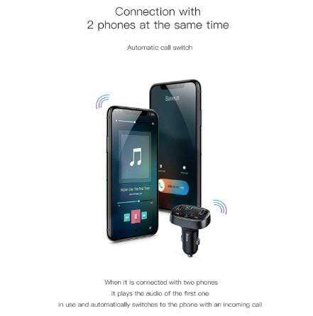 Bluetooth Car Charger Audio Transmitter PeekWise