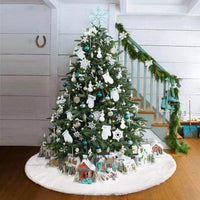 Thumbnail for White Christmas Plush Tree Carpet