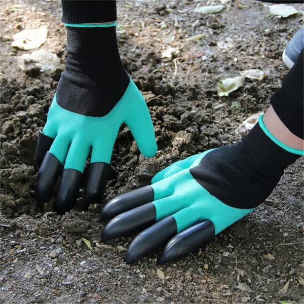 Garden gloves with claw Rubber
