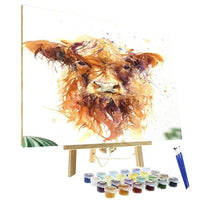 Thumbnail for Paint By Numbers Kit - Highland Baby Cow