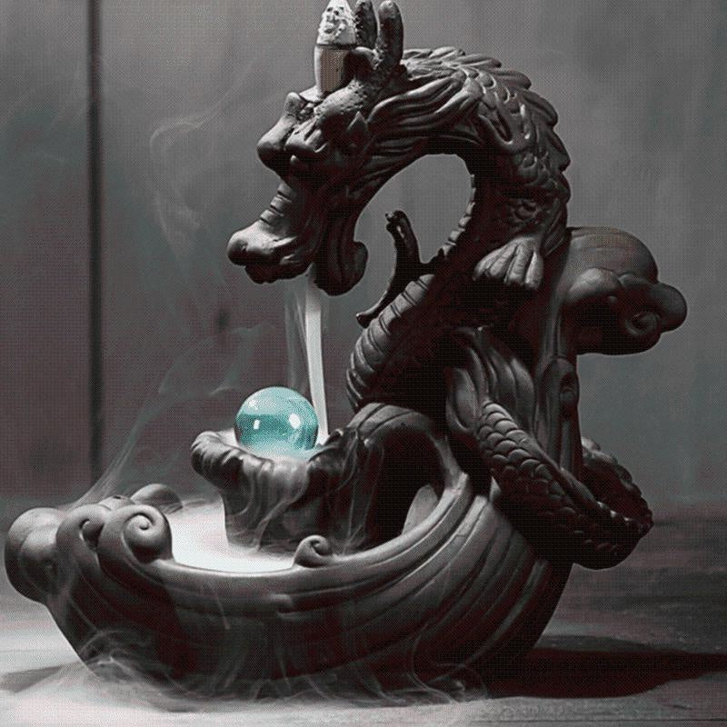 Dragon Aromatherapy Waterfall Incense Burner