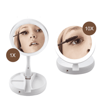 Thumbnail for Folding LED Makeup Mirror PeekWise