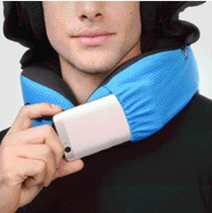 Ergonomic Hooded Travel Pillow PeekWise