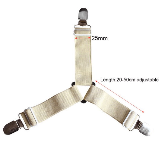 Bedsheet Suspender Straps Set PeekWise