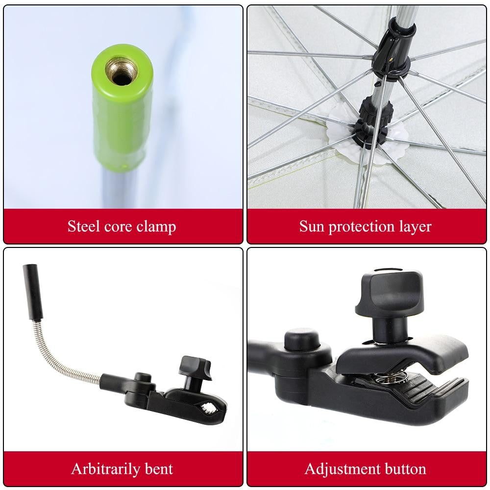 Adjustable Clamping Umbrella - PeekWise